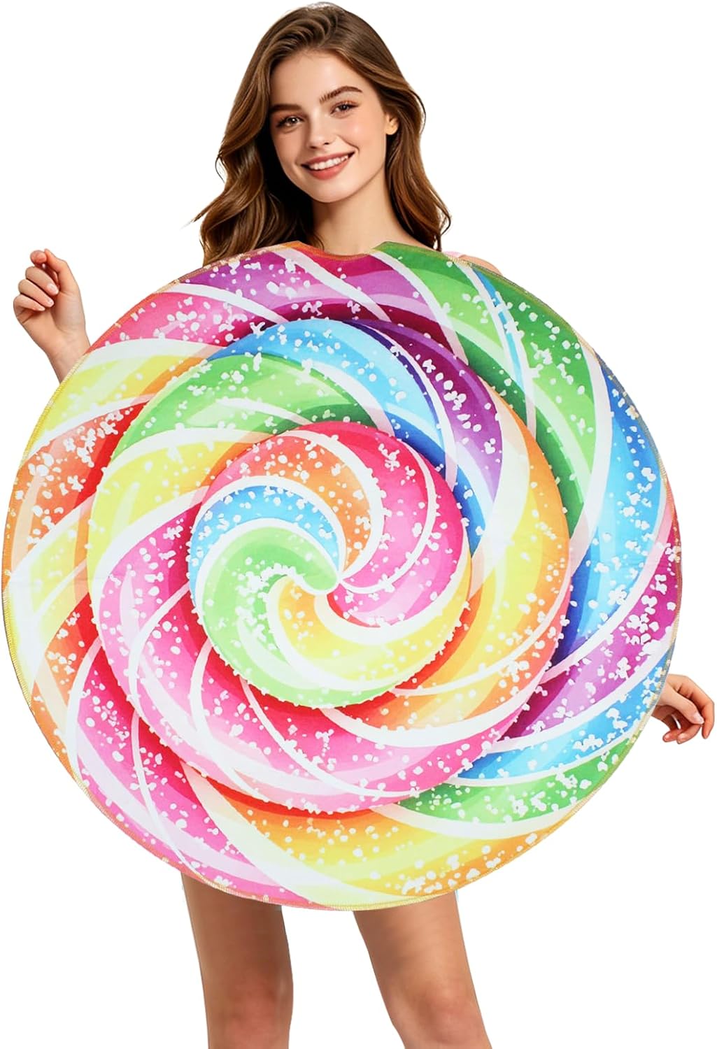 Adult Lollipop Costume Halloween Rainbow Situation — WeirdThingsToBuy weird find