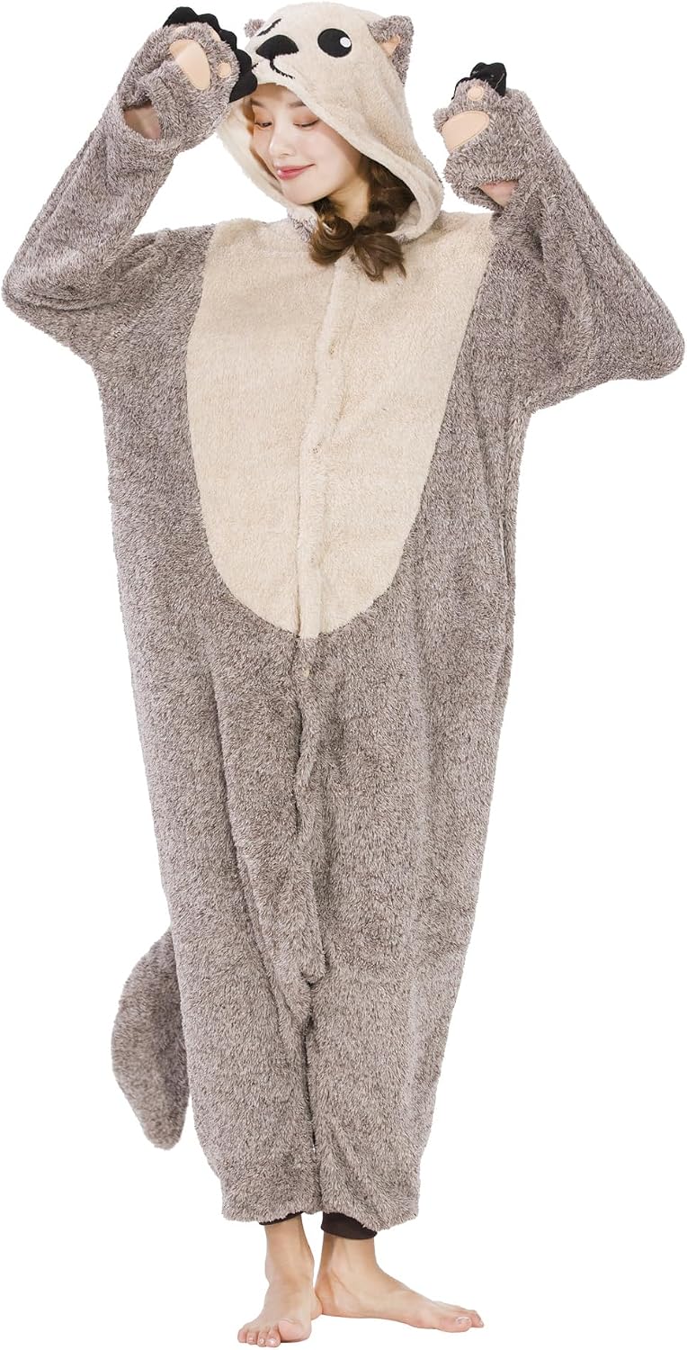 Adult Onesie Animal Pajamas One — WeirdThingsToBuy weird find