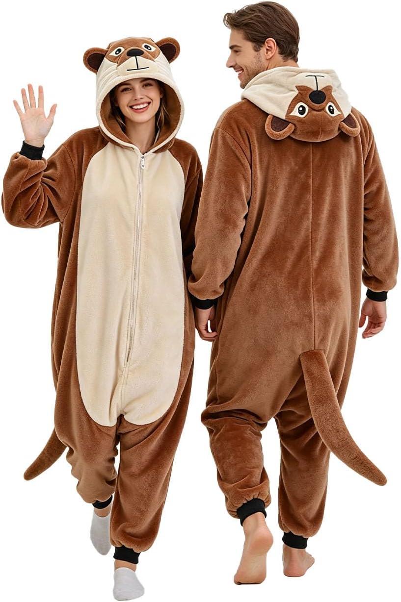 Adult Otter Onesie River Otter — WeirdThingsToBuy weird find