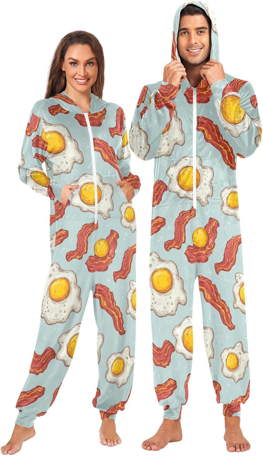 Adult Pajamas Women Men Long Situation — WeirdThingsToBuy weird find