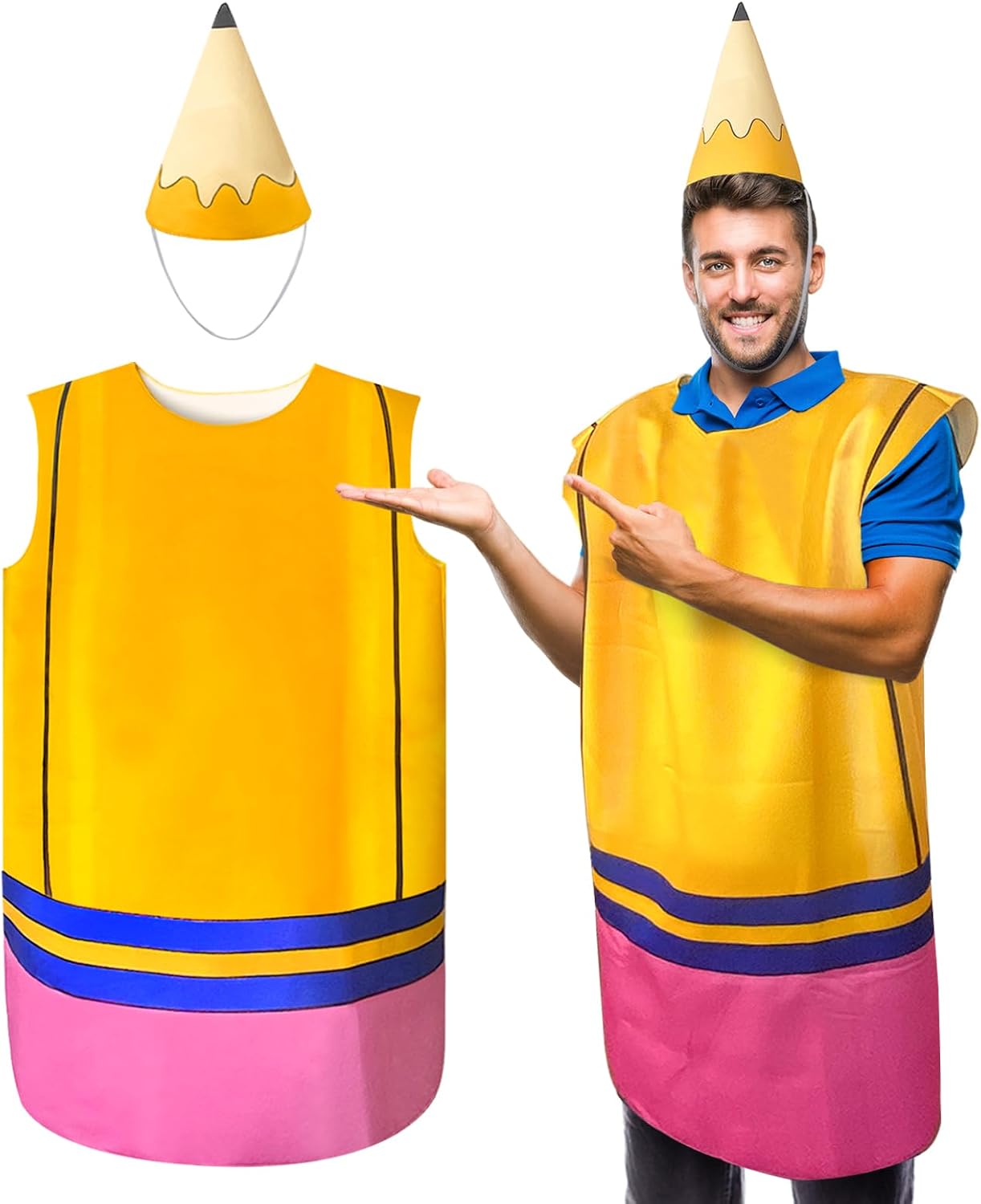 Adult Pencil Costume Stationery School Situation — WeirdThingsToBuy weird find