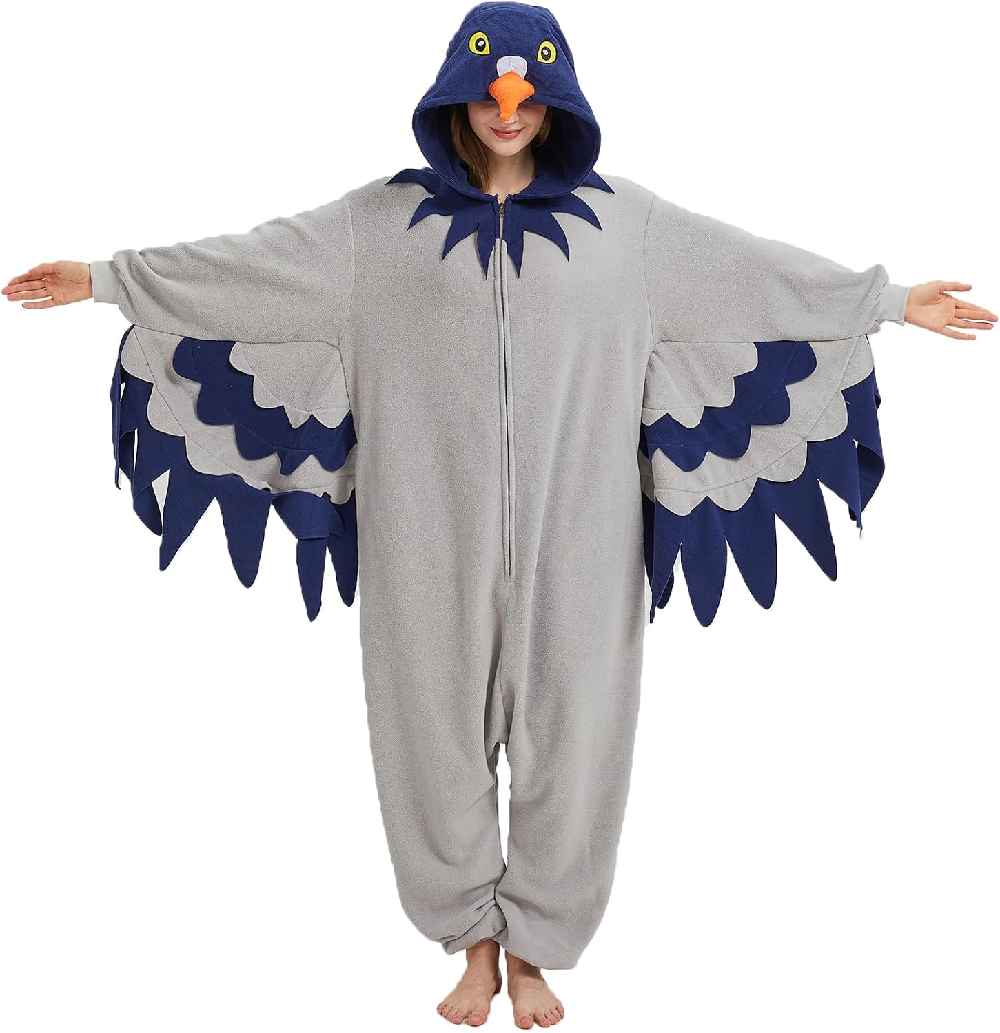 Adult Pigeon Onesie Costume Pajamas Energy — WeirdThingsToBuy weird find
