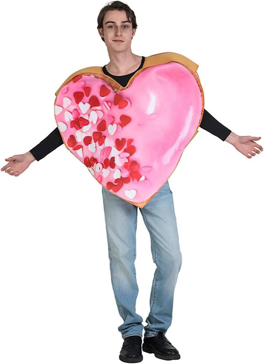 Adult Pink Heart Chocolate Costume Energy — WeirdThingsToBuy weird find