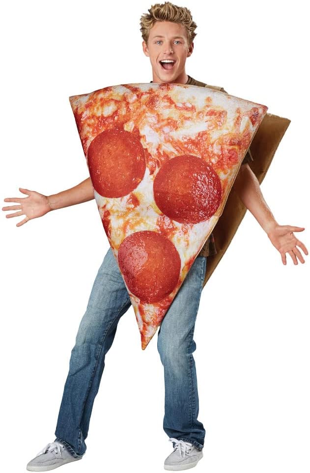Adult Pizza Costume Novelties Realistic Energy — WeirdThingsToBuy weird find