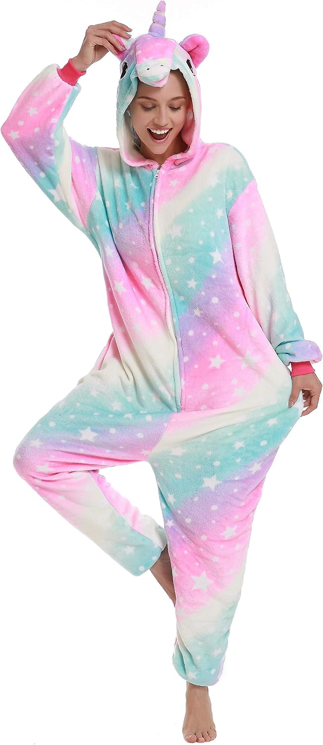 Adult Unicorn Onesie Animal Cosplay Situation — WeirdThingsToBuy weird find