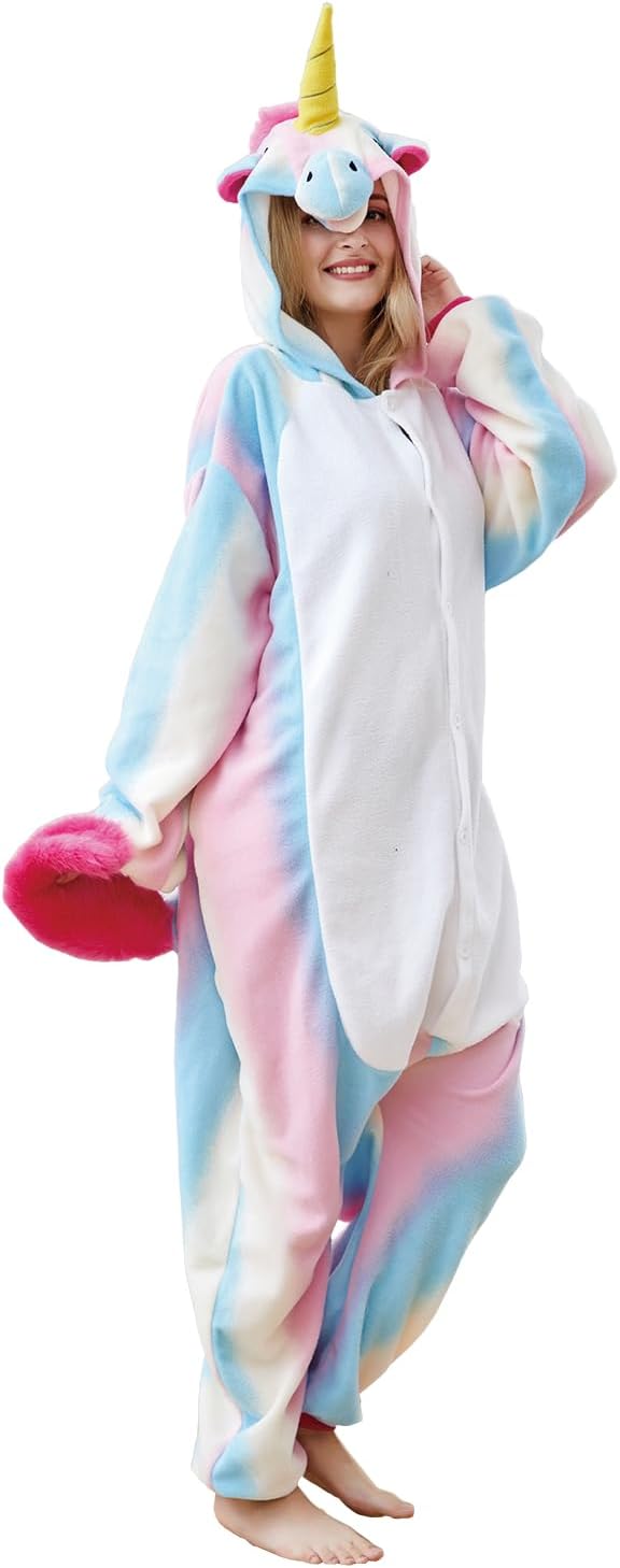 Adult Unicorn Onesie Cosplay Costume Energy — WeirdThingsToBuy weird find
