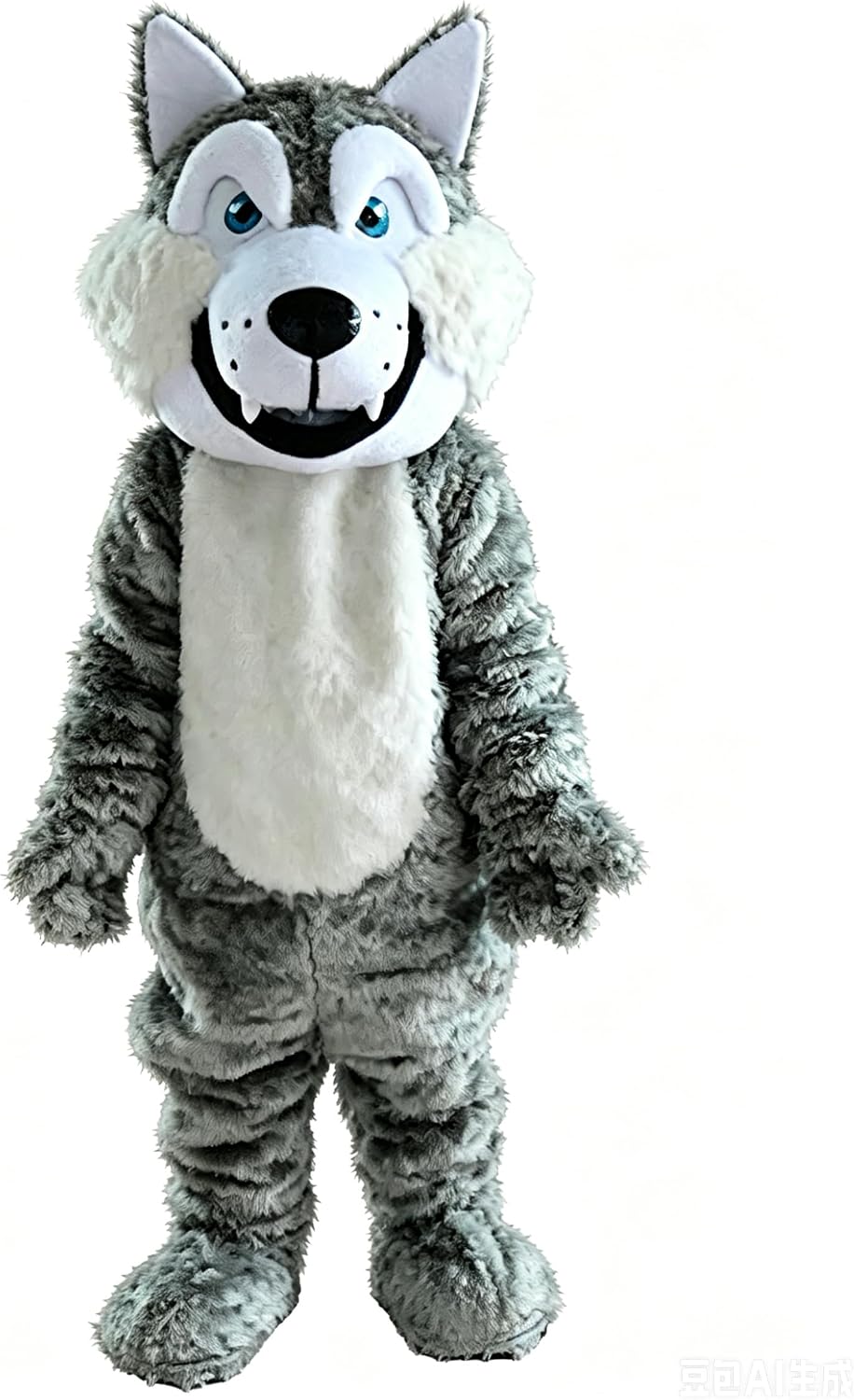 Adult Wolf Mascot Costume Suit — WeirdThingsToBuy weird find