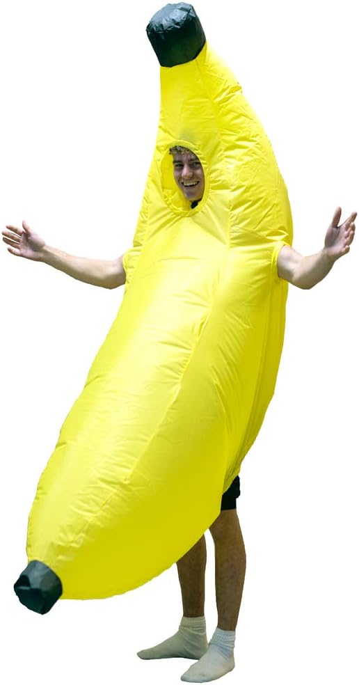 Adults Inflatable Banana Costume by Energy — WeirdThingsToBuy weird find