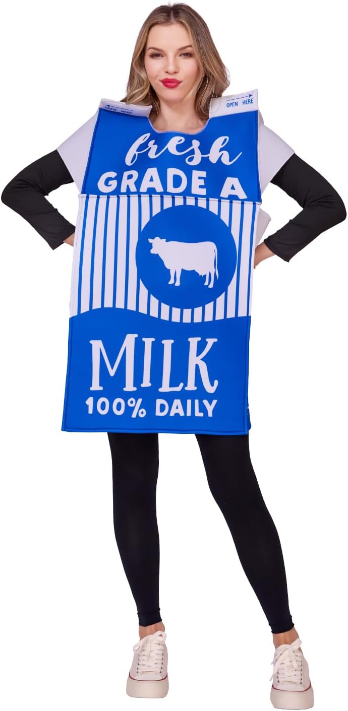 Adults Milk Carton Box Costume — WeirdThingsToBuy weird find