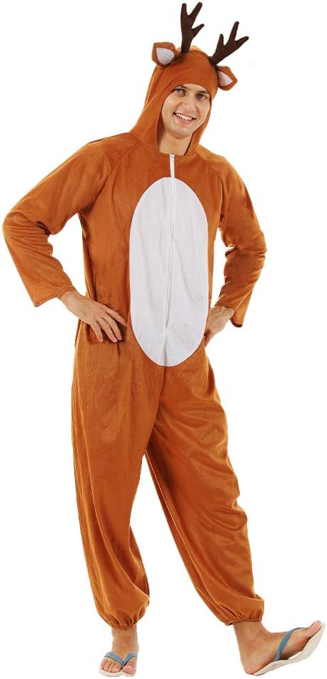 Adults Onesies Reindeer Christmas — WeirdThingsToBuy weird find