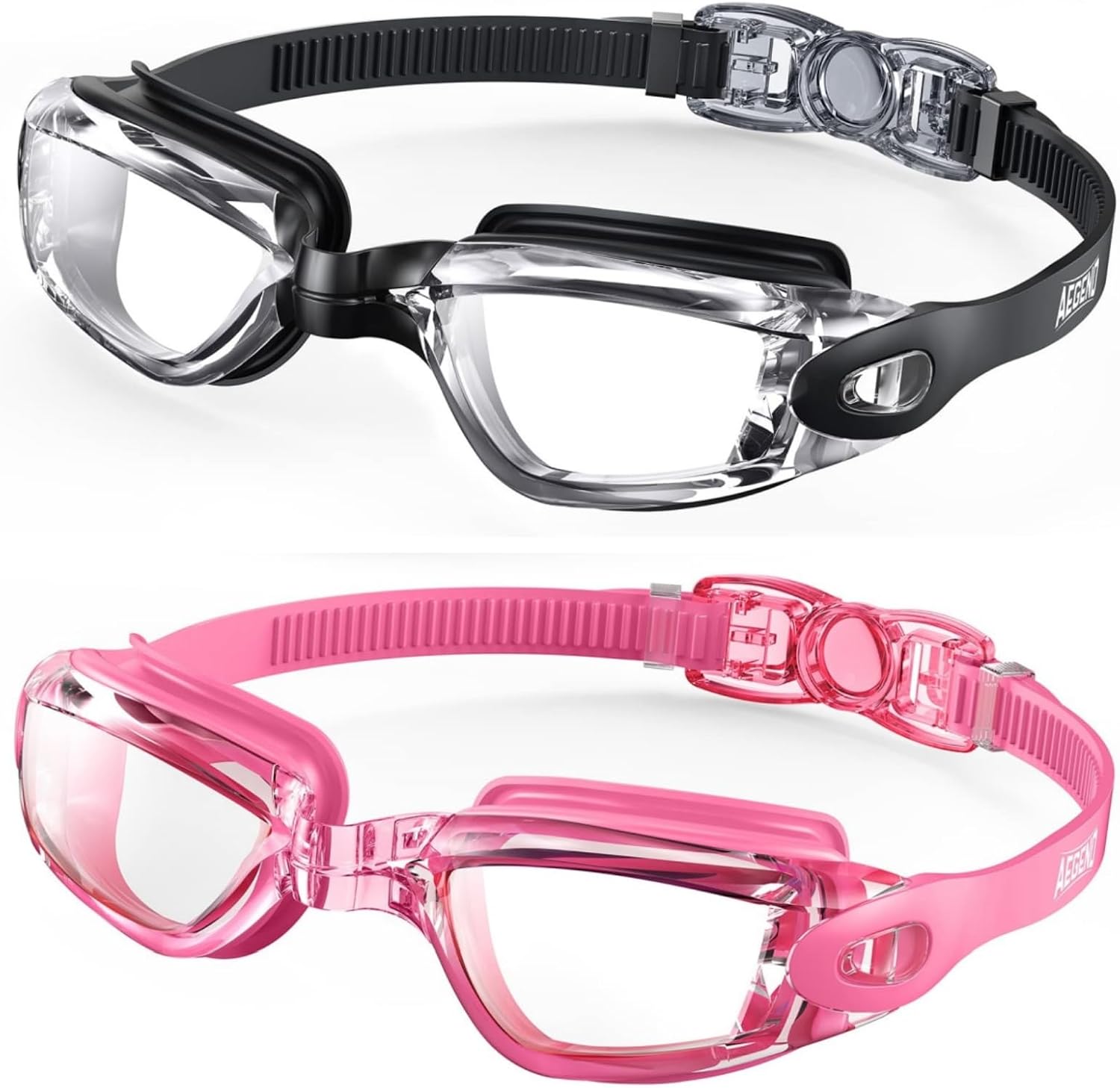 Aegend Swim Goggles 2 Pack Energy — WeirdThingsToBuy weird find