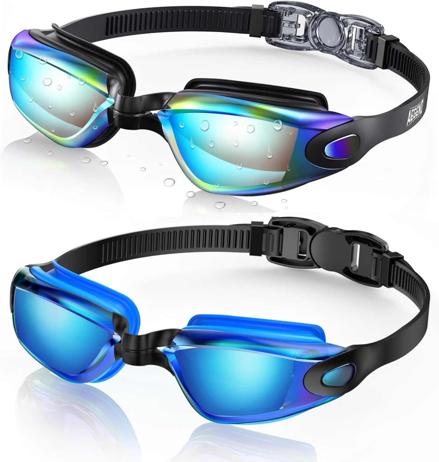 Aegend Swim Goggles 2 Pack — WeirdThingsToBuy weird find