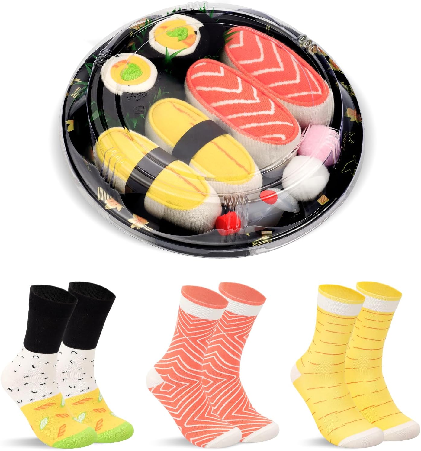 Agrimony Funny Sushi Meat Socks Energy — WeirdThingsToBuy weird find