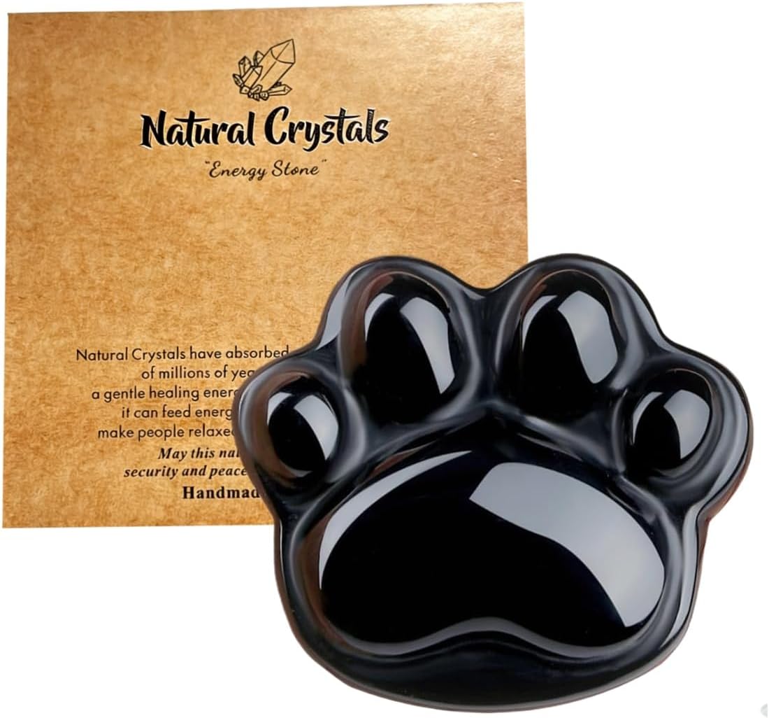 Aitelei Obsidian Cat Paw Crystals — WeirdThingsToBuy weird find