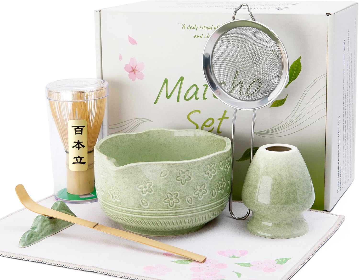 Albiss Matcha Whisk Set 7pcs — WeirdThingsToBuy weird find