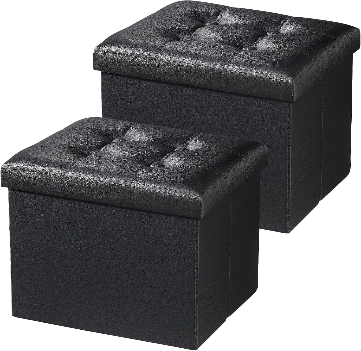 Amassmile Ottoman Storage Folding Chest Energy — WeirdThingsToBuy weird find