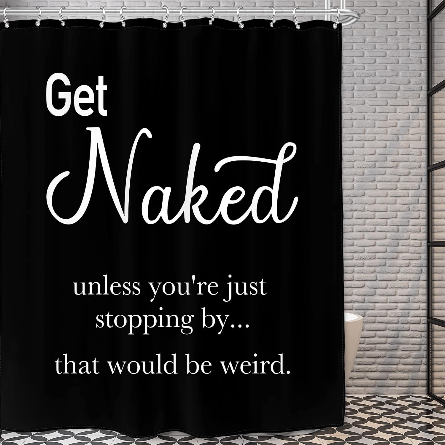 Ambzek Black Get Naked Shower — WeirdThingsToBuy weird find