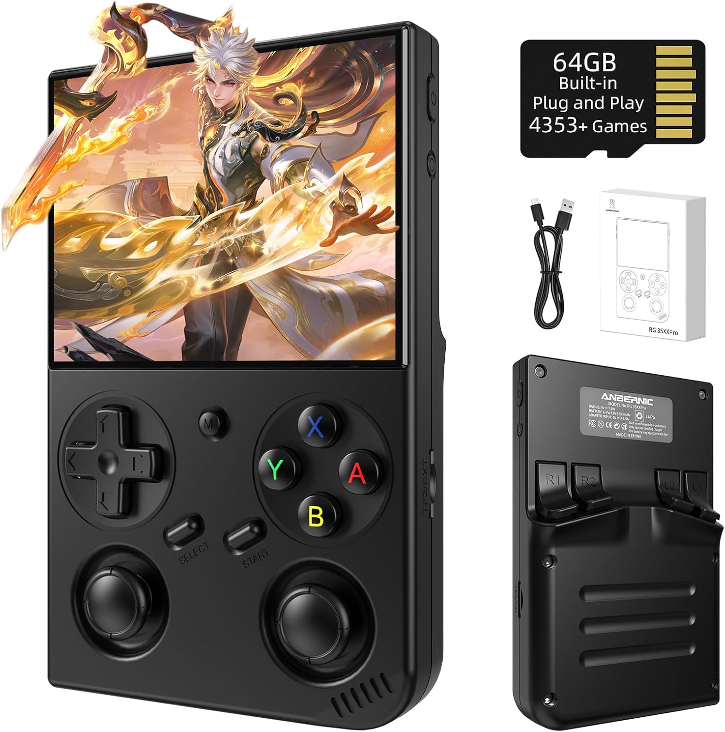 Anbernic Rg35xx Pro Retro Handheld — WeirdThingsToBuy weird find