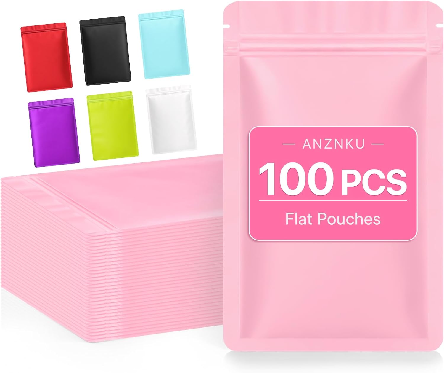 Anznku 100pcs Pink Mylar Bags Situation — WeirdThingsToBuy weird find