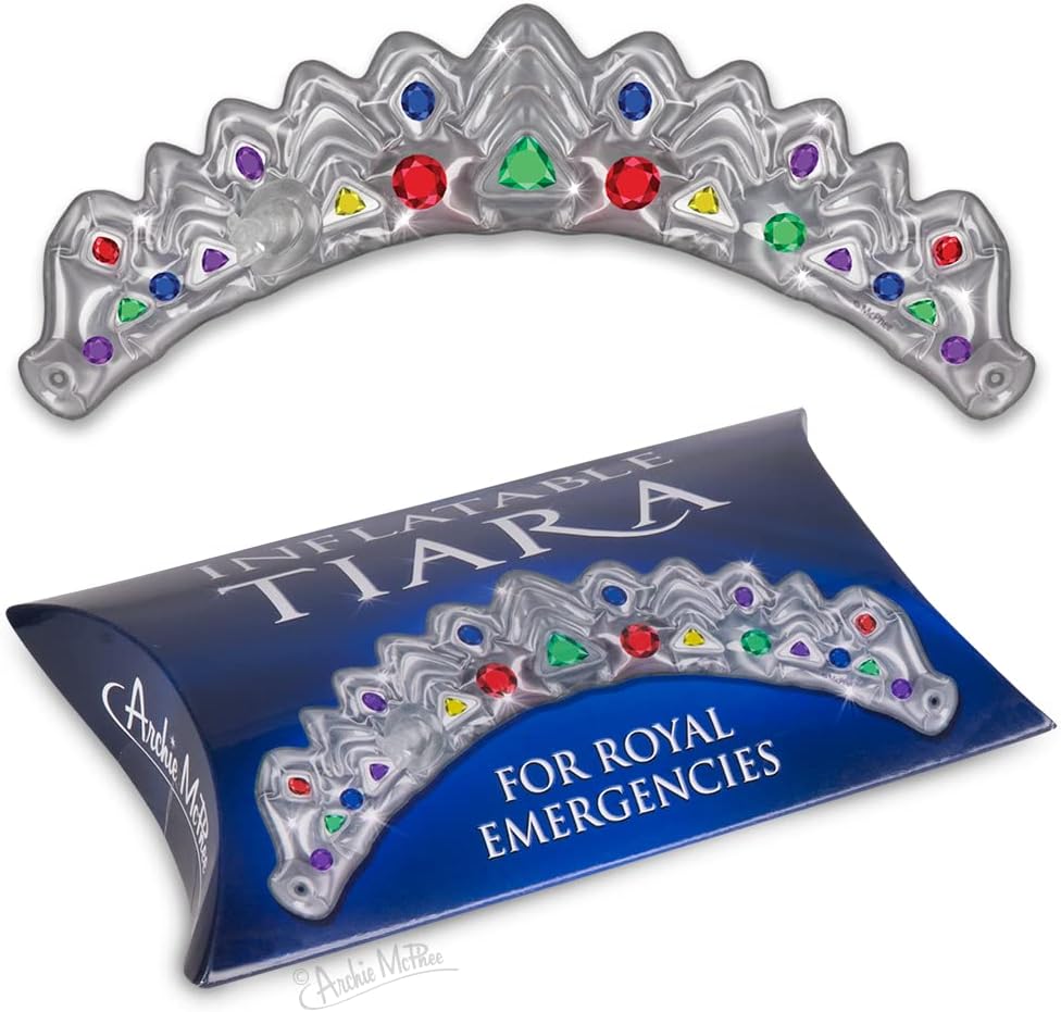 Archie Mcphee Emergency Inflatable Tiara Situation — WeirdThingsToBuy weird find