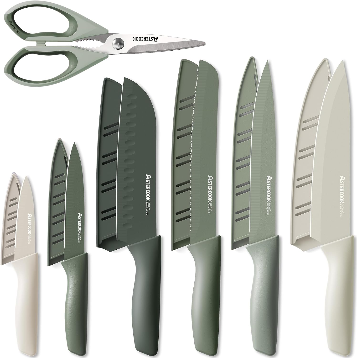 Astercook Knife Set 13 Kitchen Situation — WeirdThingsToBuy weird find