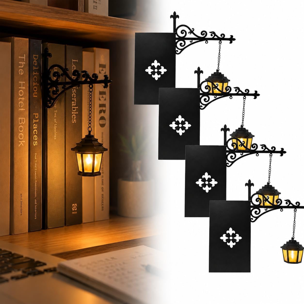 Atallit Nooklight Bookshelf Library — WeirdThingsToBuy weird find