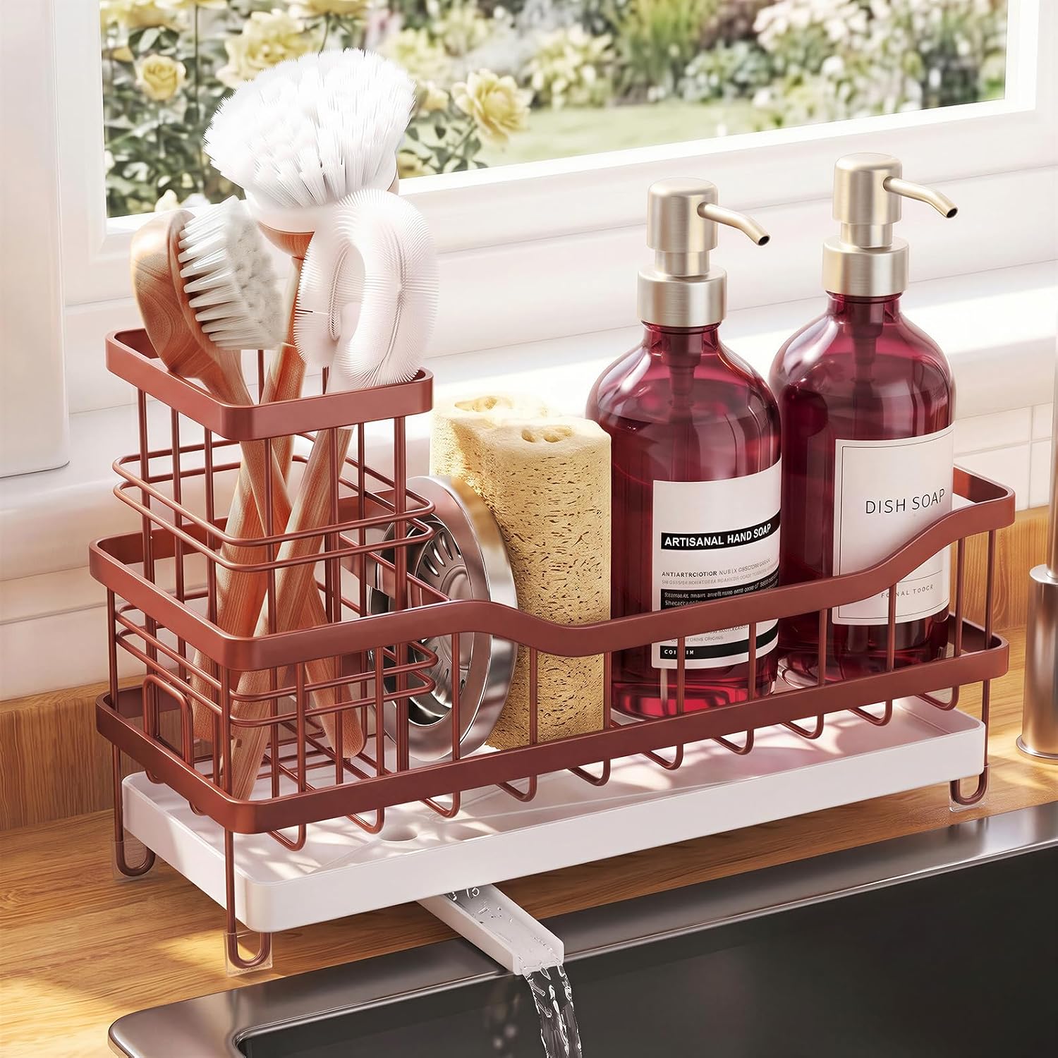 Aurikar Sink Caddy Sponge Holder — WeirdThingsToBuy weird find