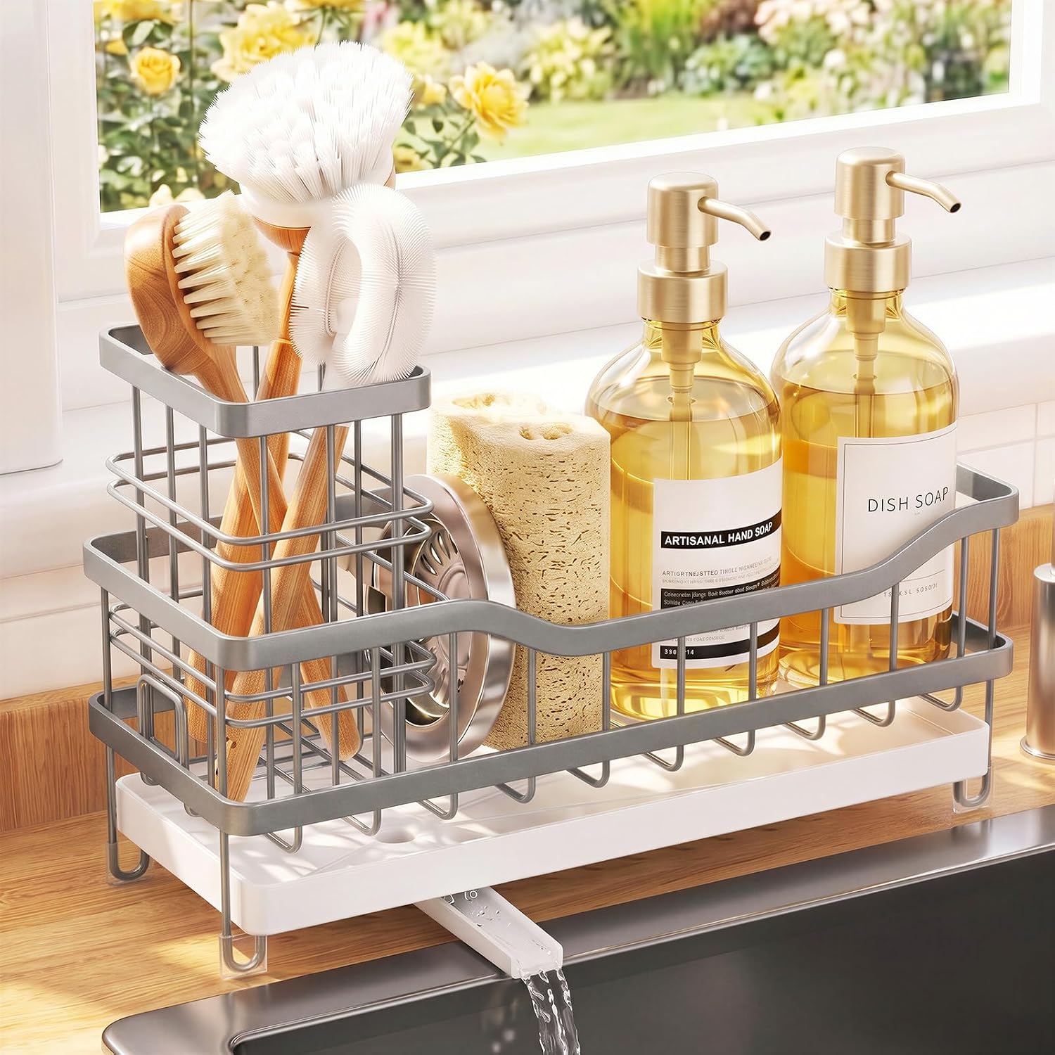 Aurikar Sink Caddy Sponge Holder — WeirdThingsToBuy weird find