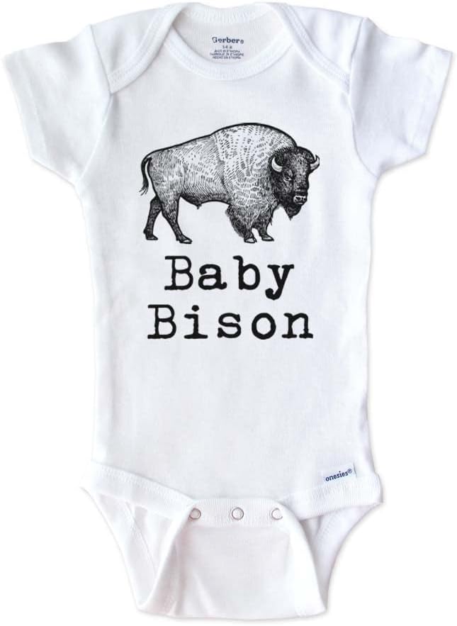 Baby Bison Buffalo Animal Zoo Situation — WeirdThingsToBuy weird find