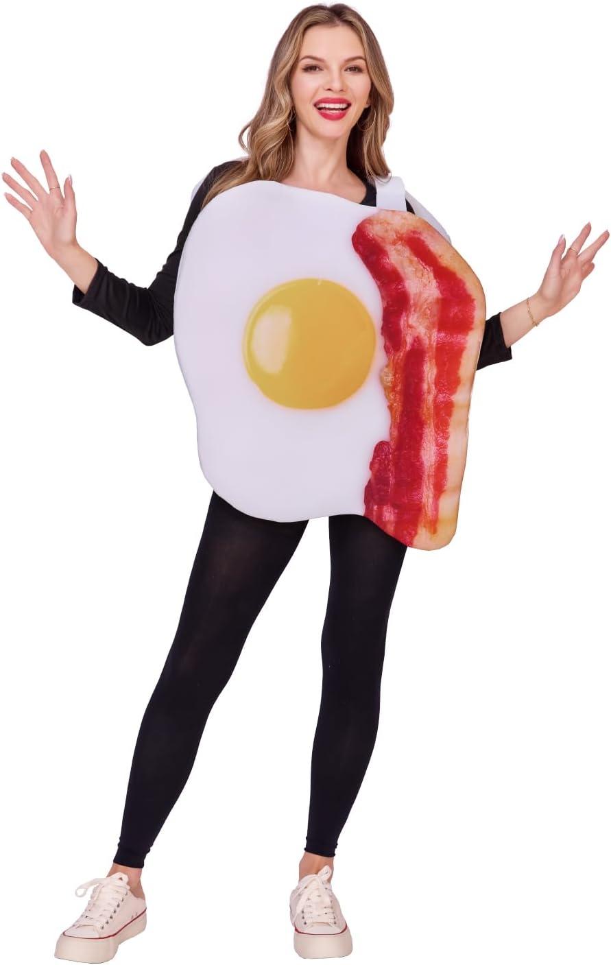 Bacon & Eggs Costume Adult — WeirdThingsToBuy weird find