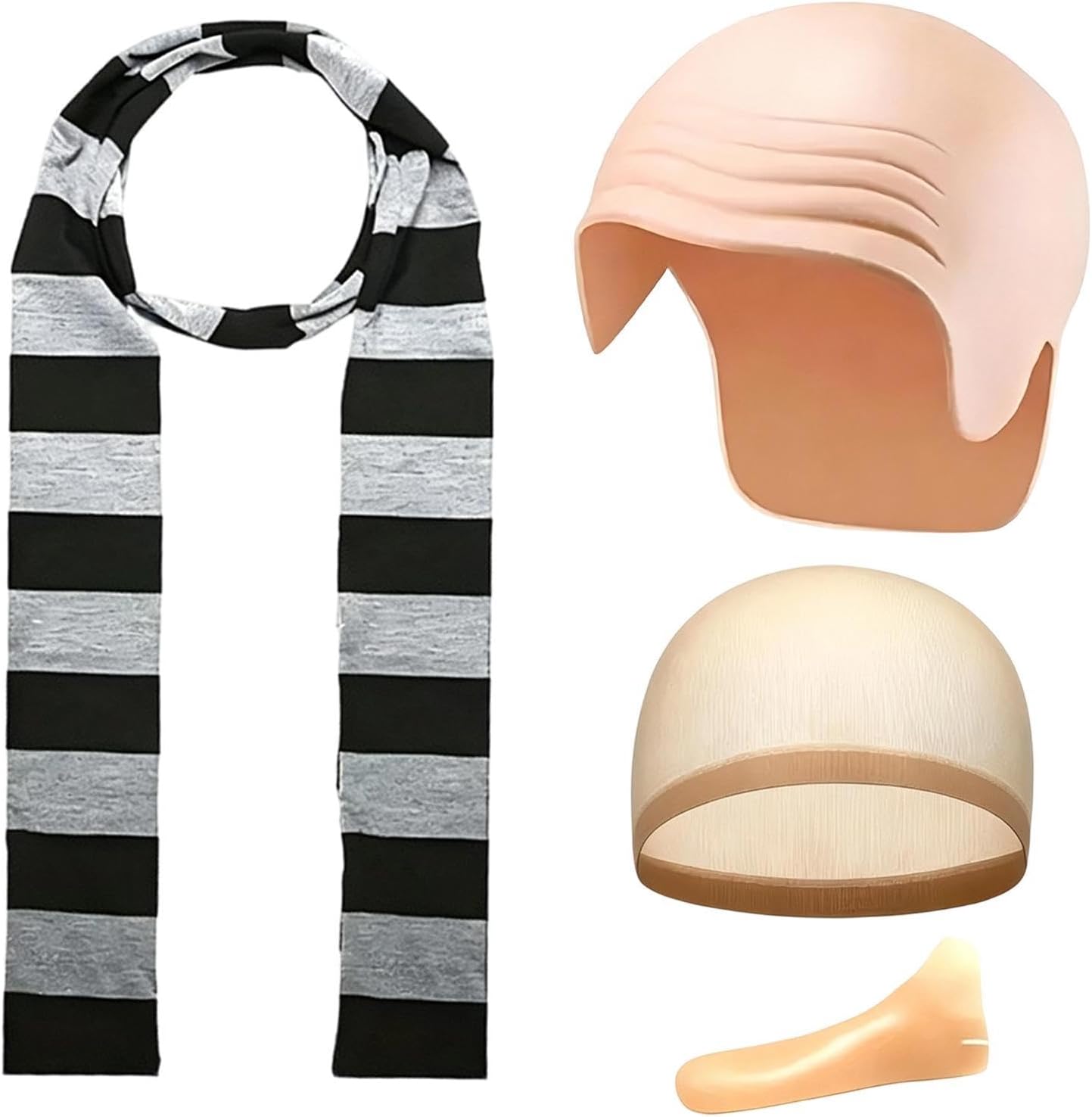 Bald Hat Costume Long Nose Situation — WeirdThingsToBuy weird find