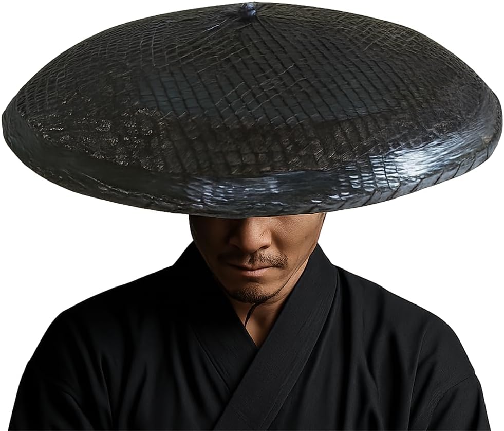 Bamboo Samurai Hat Samurai Cosplay — WeirdThingsToBuy weird find