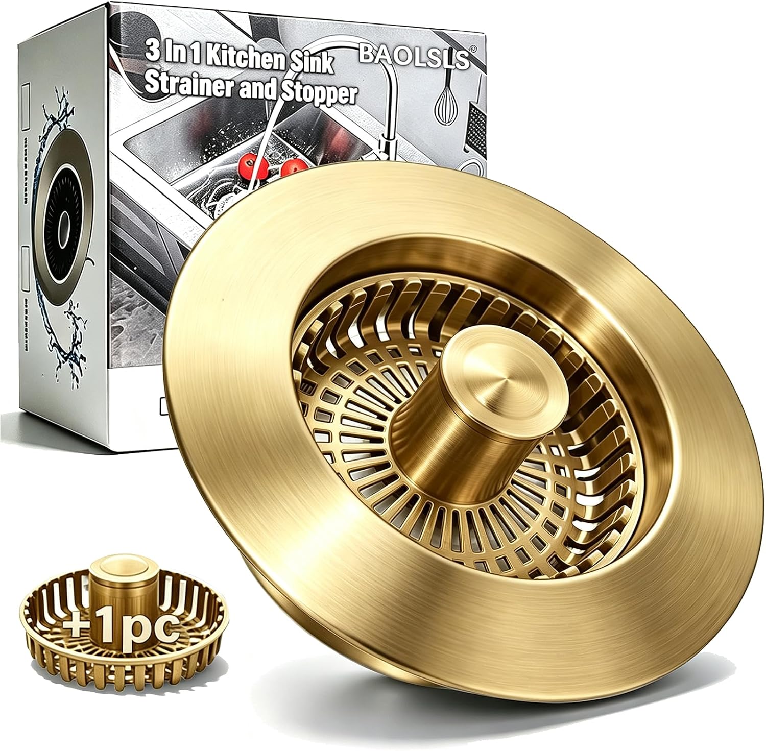 Baolsls Kitchen Sink Drain Strainer Situation — WeirdThingsToBuy weird find