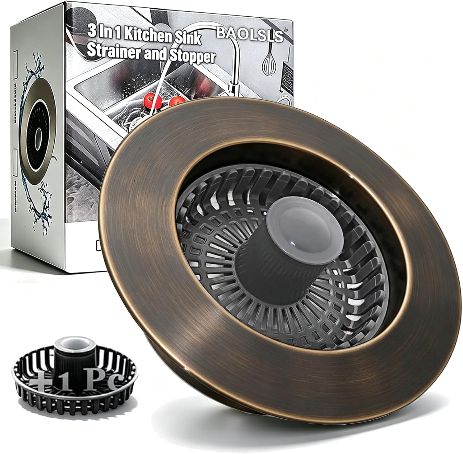 Baolsls Kitchen Sink Drain Strainer — WeirdThingsToBuy weird find