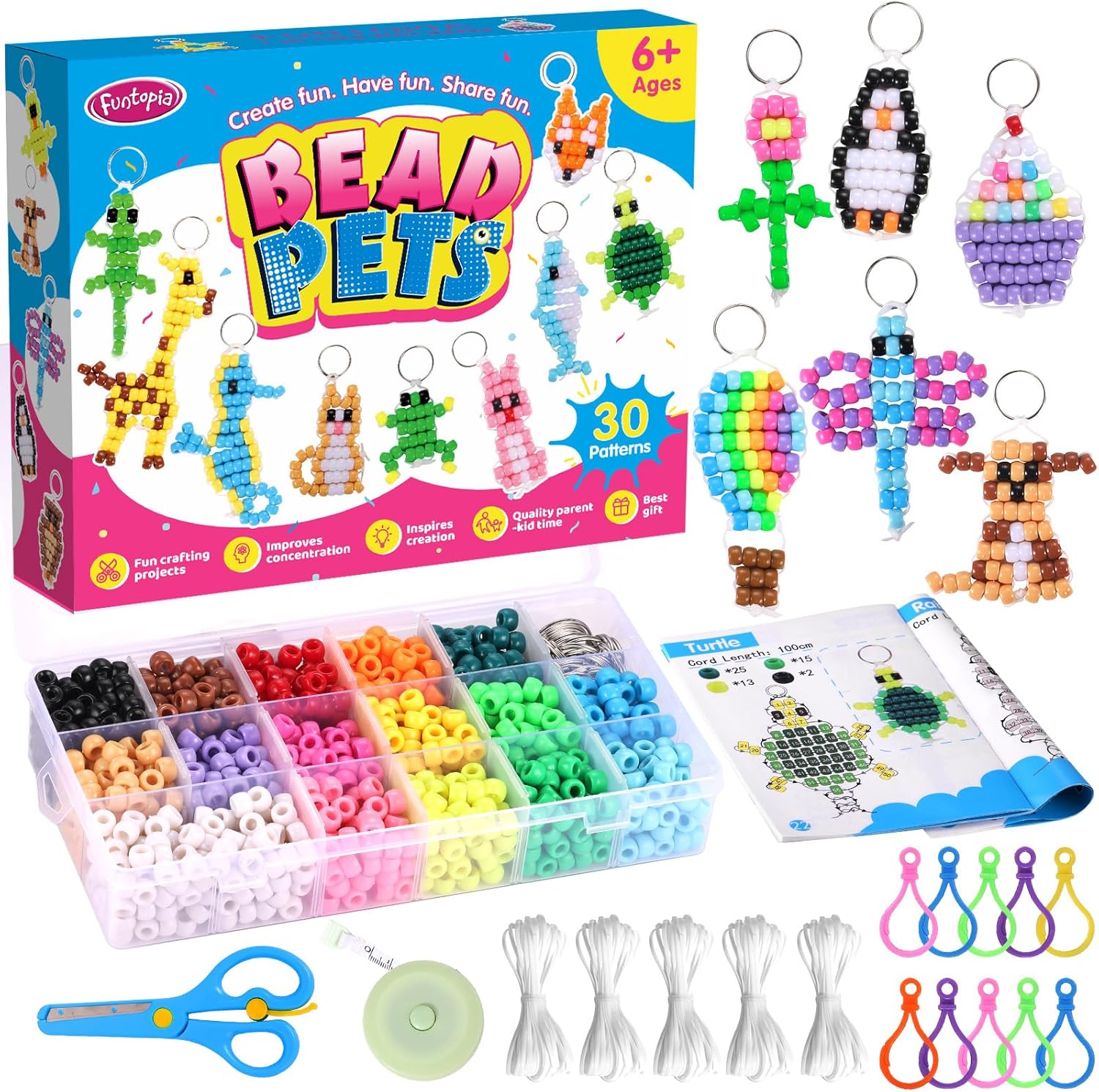 Beads Crafts Pony Beads Keychain Situation — WeirdThingsToBuy weird find