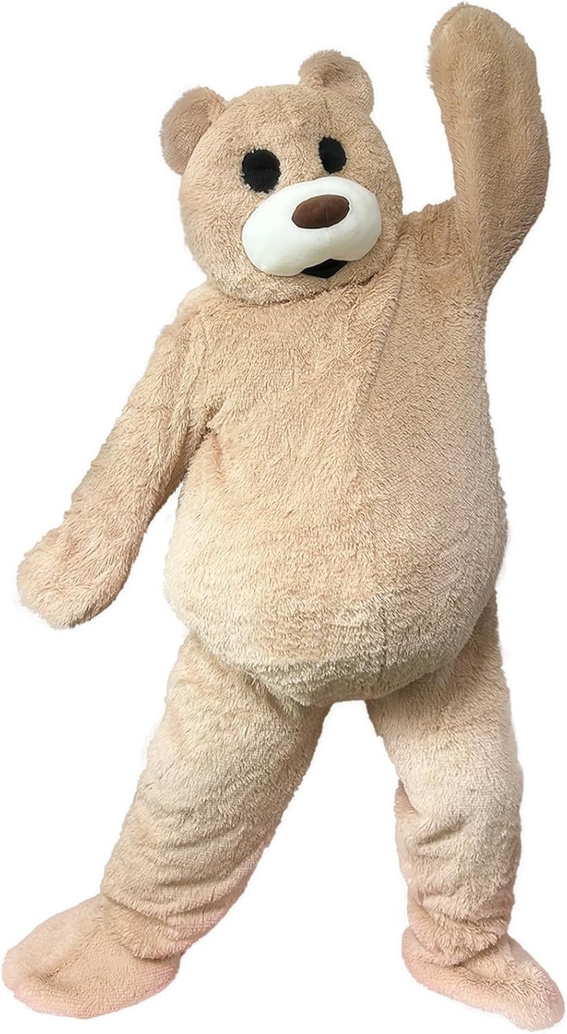 Bear Costume Adult Plush Mascot Situation — WeirdThingsToBuy weird find