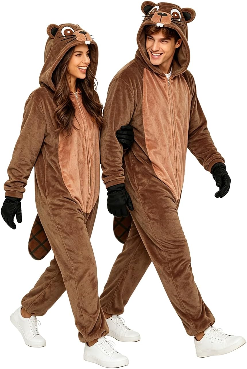 Beaver Costume Adult Funny Beaver — WeirdThingsToBuy weird find