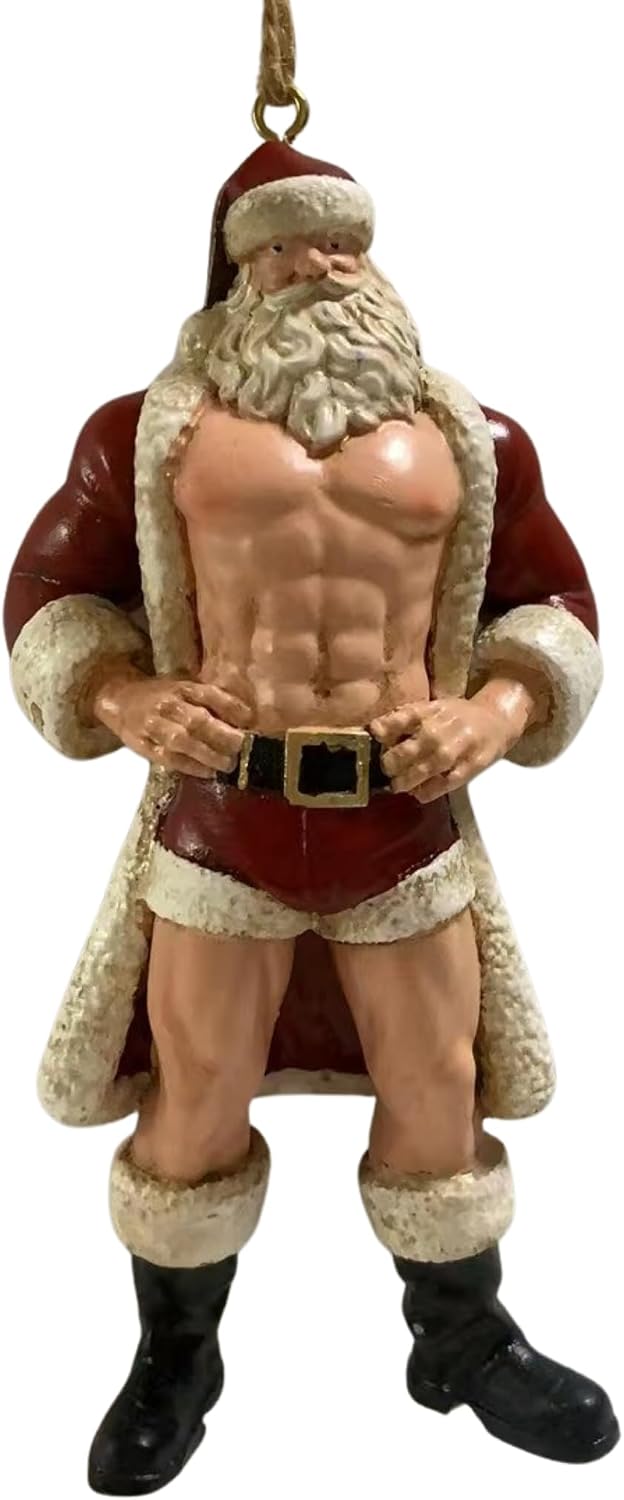 Bella Haus Christmas Shoppe Santa Energy — WeirdThingsToBuy weird find