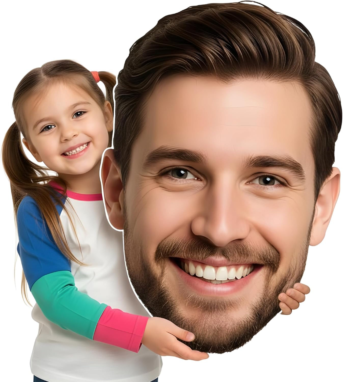 Big Head Cutout Custom Face Energy — WeirdThingsToBuy weird find