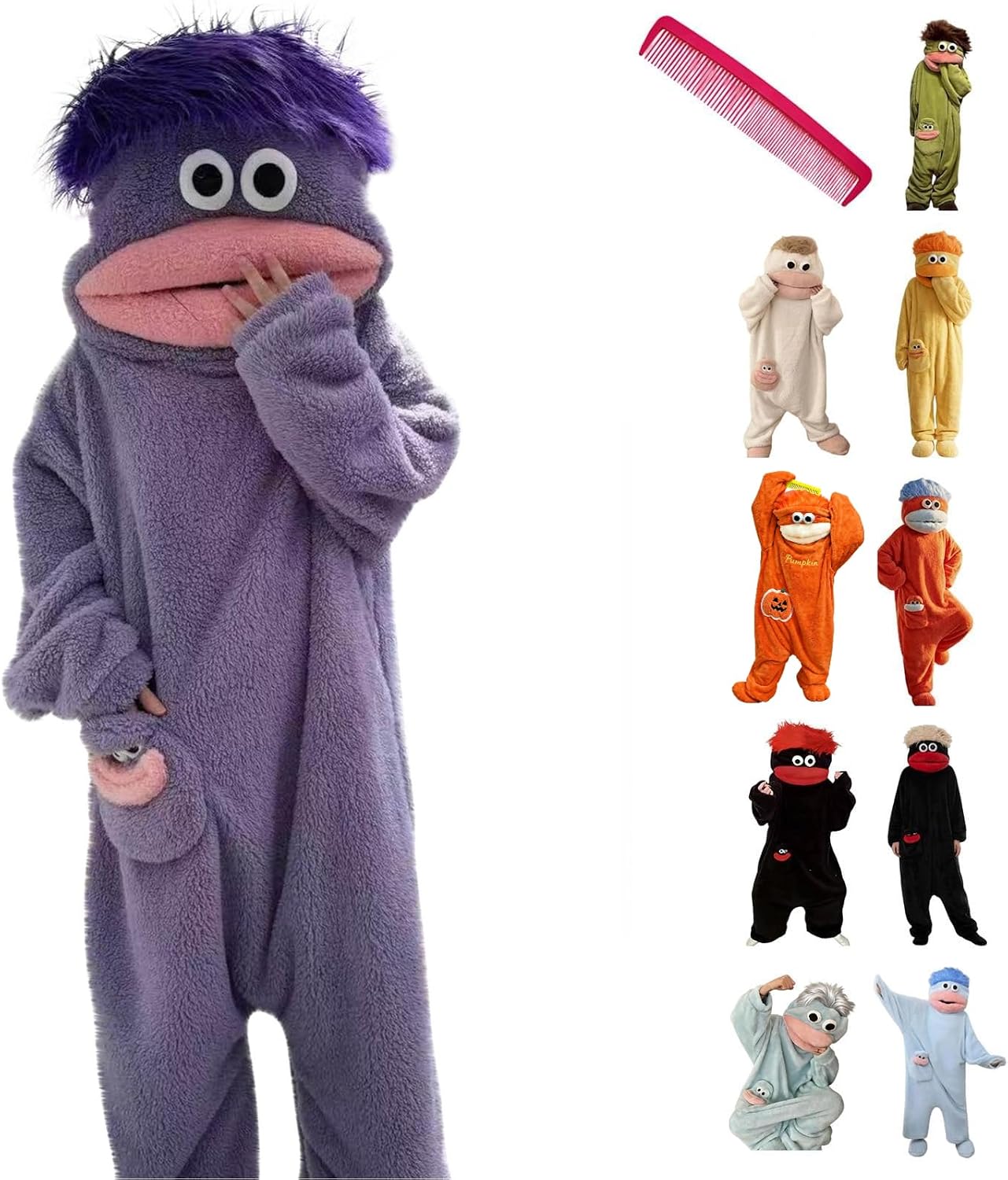 Big Mouth Monster Onesie Adult Energy — WeirdThingsToBuy weird find