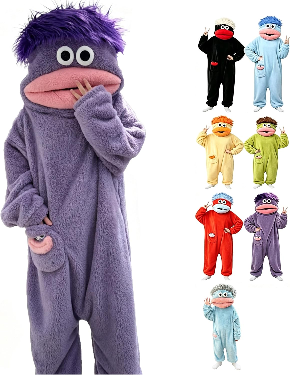 Big Mouth Monster Onesie Pajamas — WeirdThingsToBuy weird find