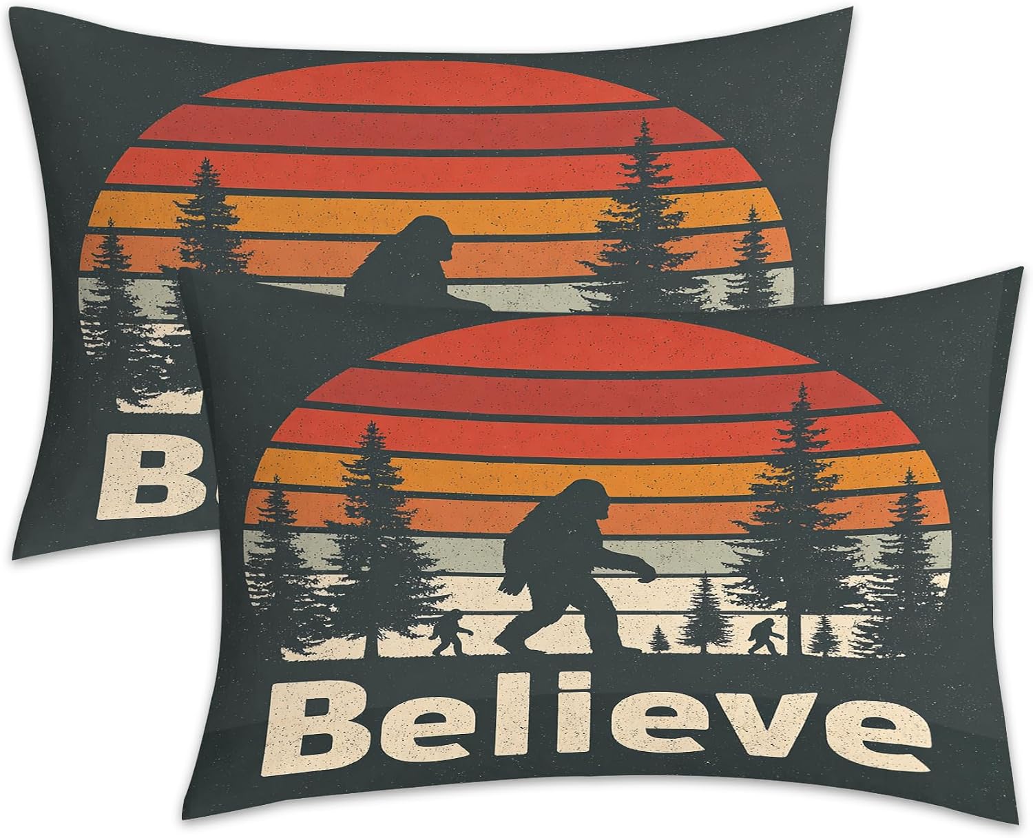 Bigfoot Pillowcases King Size Energy — WeirdThingsToBuy weird find