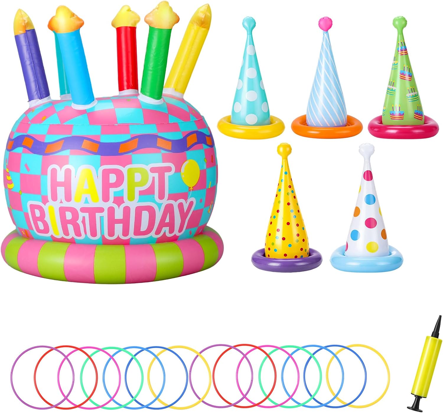 Birthday Inflatable Ring Toss Game — WeirdThingsToBuy weird find