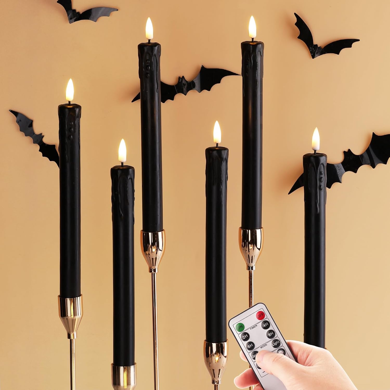 Black Dripping Wax Halloween Flameless Situation — WeirdThingsToBuy weird find