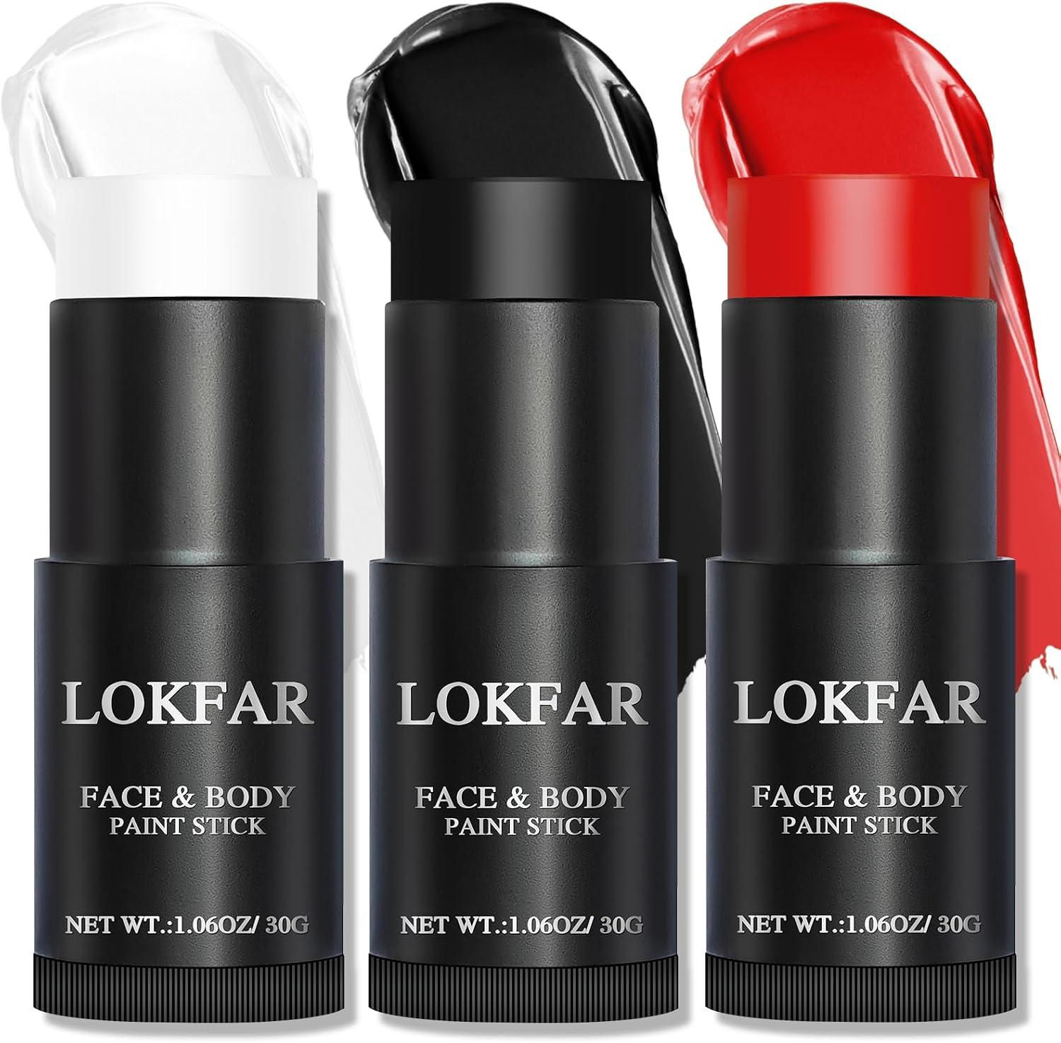 Black Red White Face Body Energy — WeirdThingsToBuy weird find