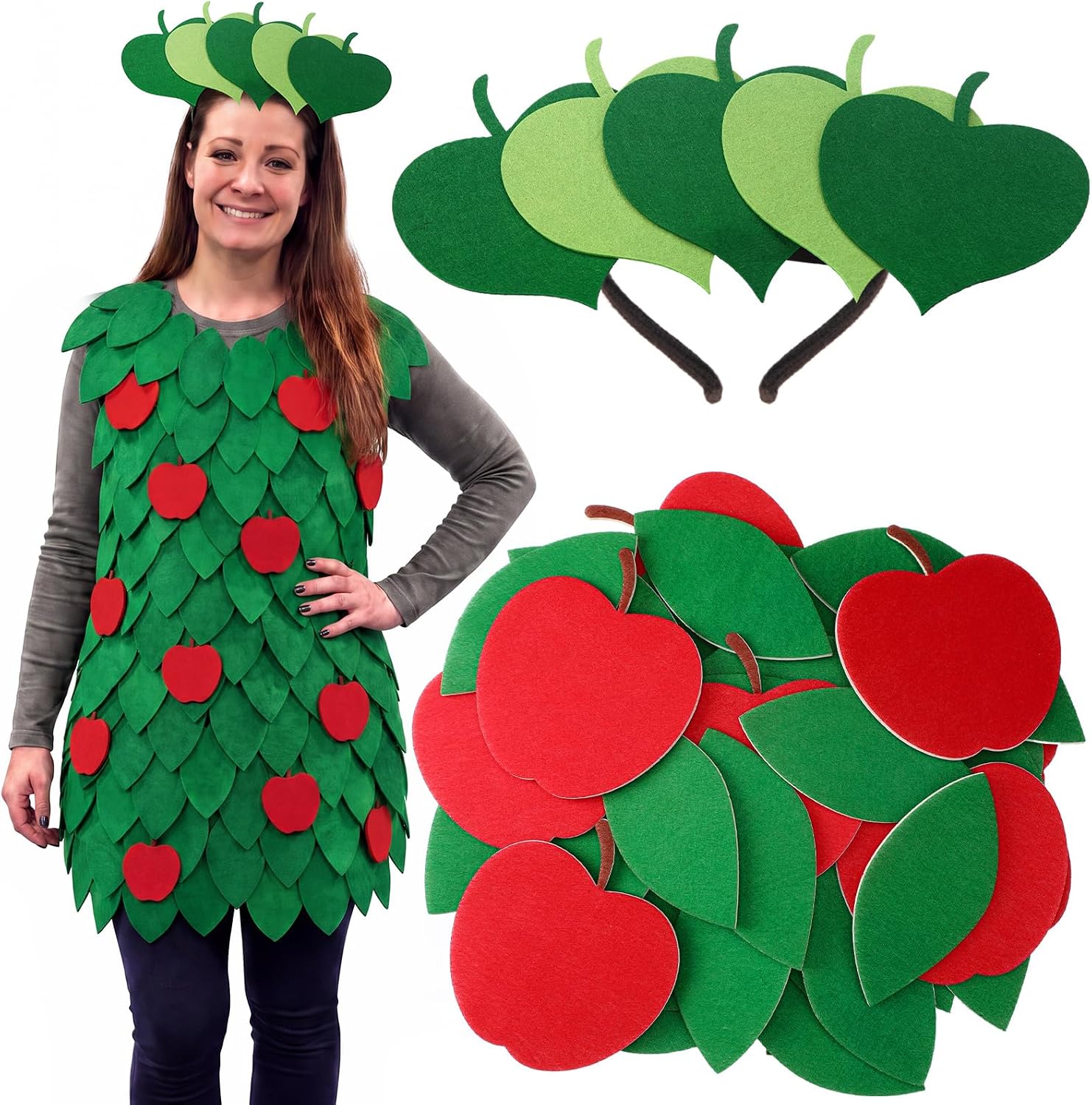 Book Character Costume Halloween Apple — WeirdThingsToBuy weird find