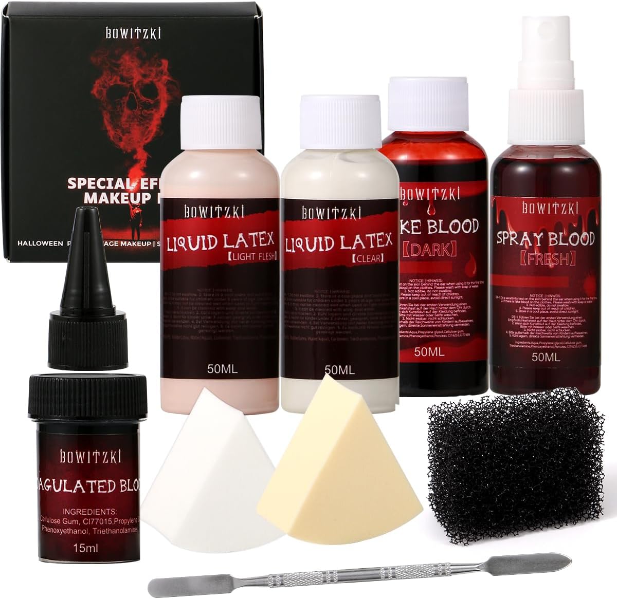 Bowitzki Fake Blood Liquid Latex — WeirdThingsToBuy weird find