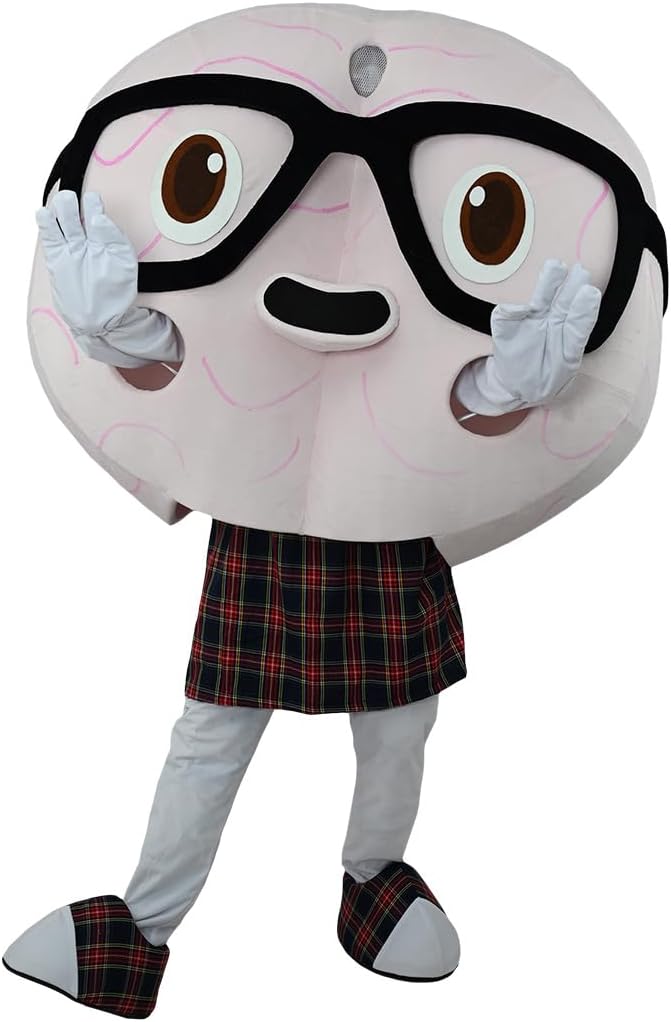 Brain Mascot Costume Fancy Dress Situation — WeirdThingsToBuy weird find