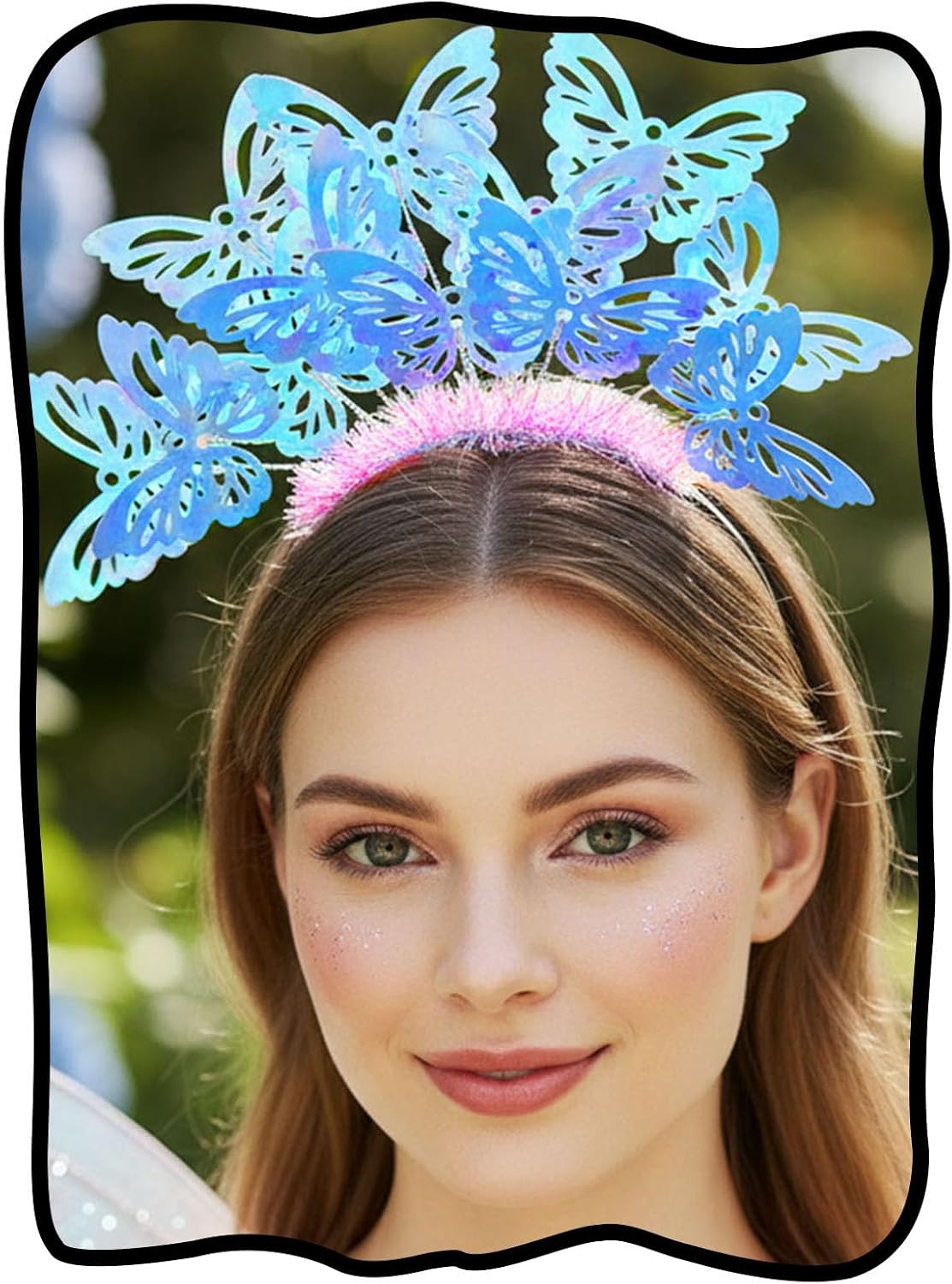 Butterfly Headband Sequins Hairband — WeirdThingsToBuy weird find