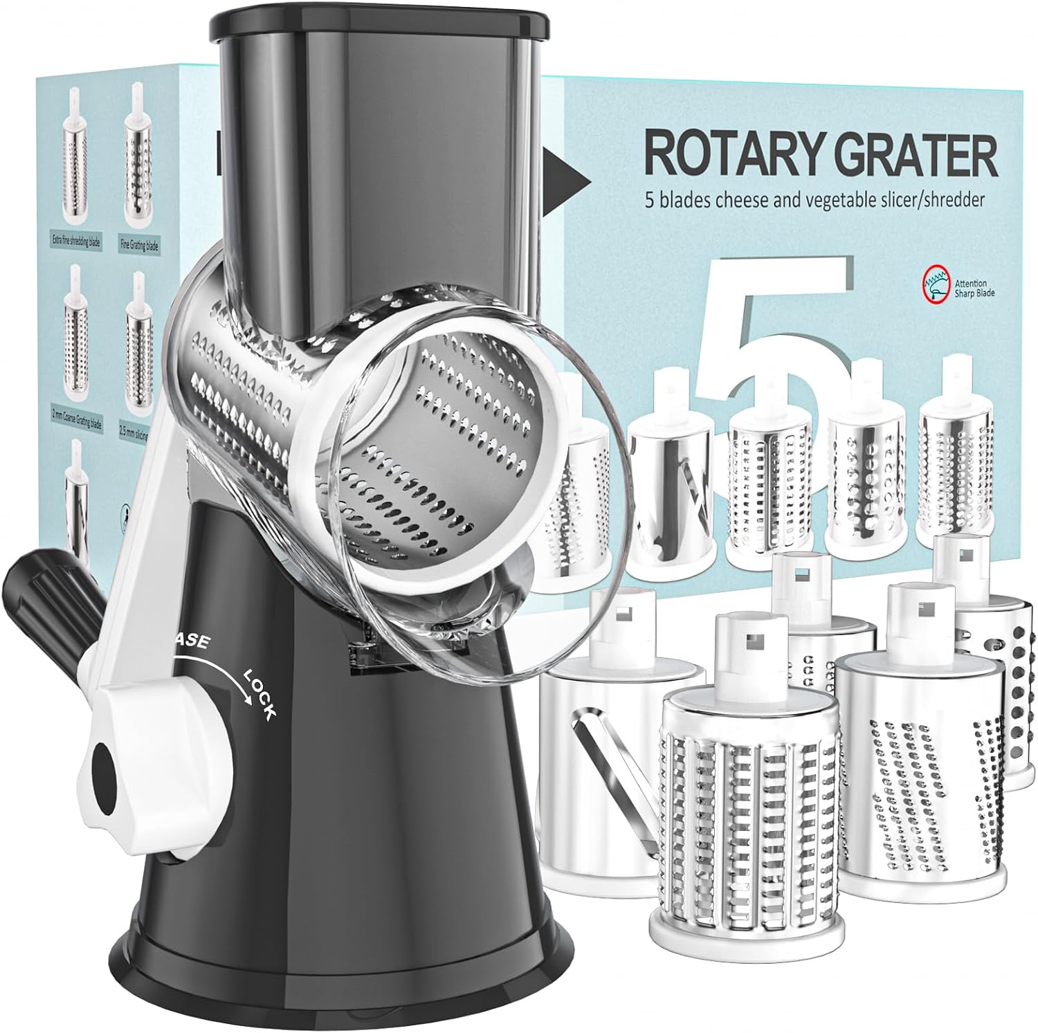 Cambom Rotary Cheese Grater Hand — WeirdThingsToBuy weird find
